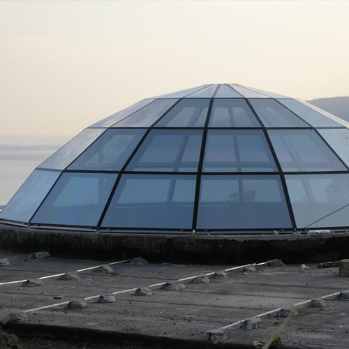 Ремонт стеклянного купола Мытищи