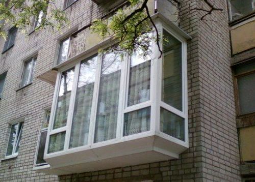 Полное остекление балкона от пола до потолка Мытищи