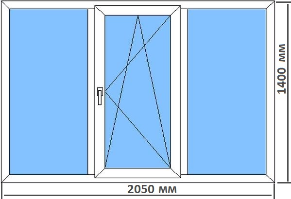 Стандартные размеры пластиковых окон в типовых домах Мытищи
